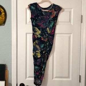 Floral Print Midi Dress